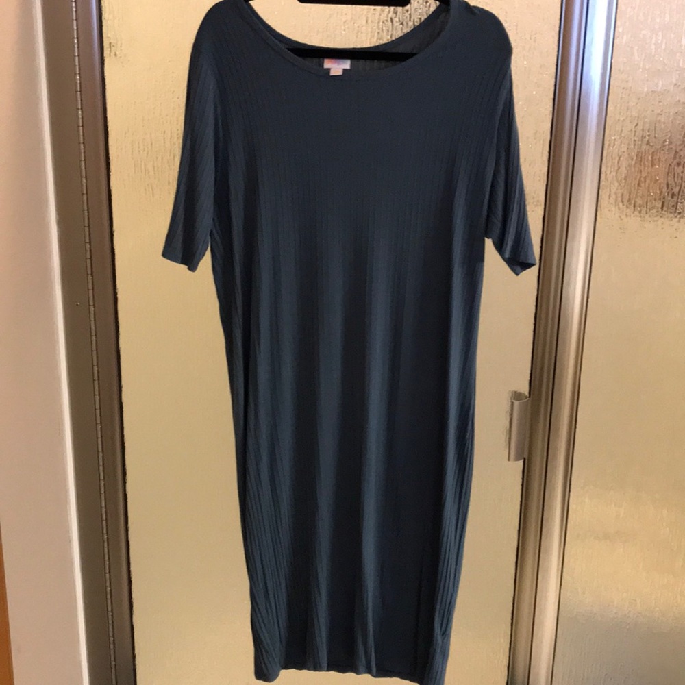 Lularoe Slate Blue Julia Dress